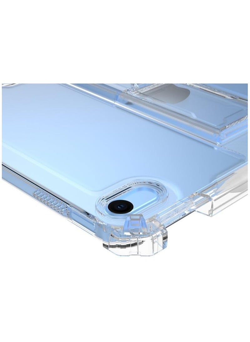 General Clear Case for iPad Mini 7 (2024), Clear Anti-Drop Airbag Anti-Yellowing Smart Tablet Case with Pen Slot and Multi-View Stand, Durable TPU Soft Protective Case  - Image 4