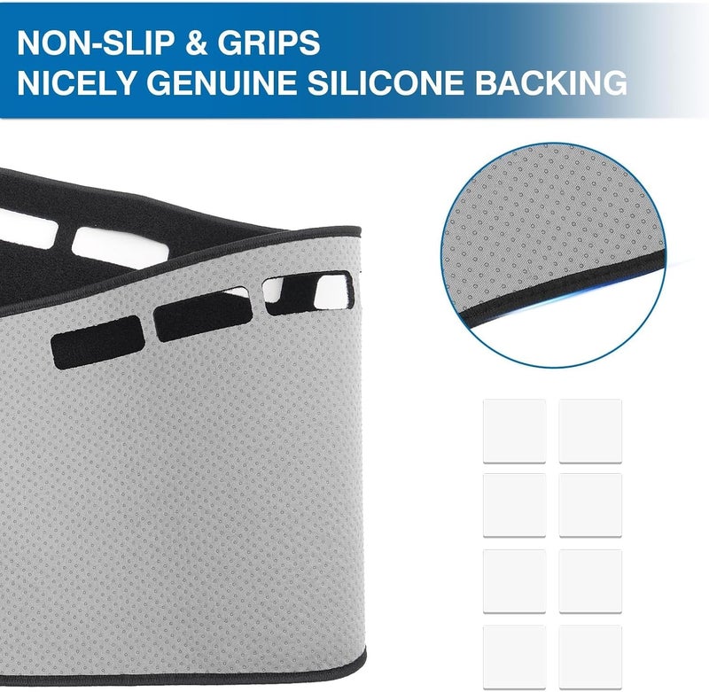 KUST Car Dash Cover Mat for Jeep Grand Cherokee 4XE (2022-2026) - Non-Slip Black Dashboard Mat - Image 5