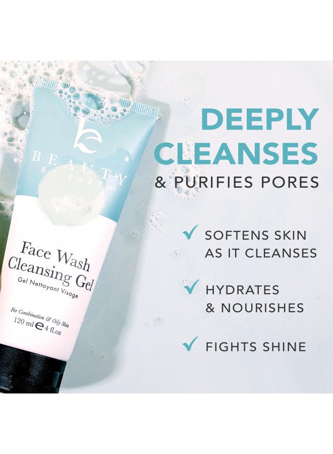 Beauty by Earth Face Wash - USA Made with Natural & Organic Ingredients, Facial Cleanser for Acne Prone, Combination & Oily Skin, Non Toxic Face Wash for Sensitive Skin, Gentle Face Cleanser for Women & Men - Image 2
