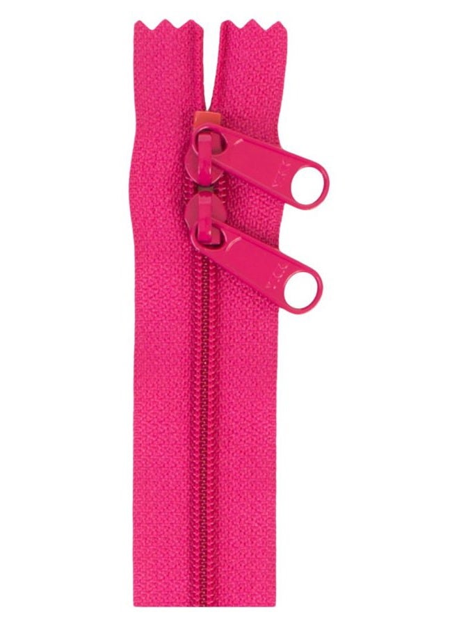 Annie ByAnnie ZIP30-250 Double Slide Zipper, 30", Lipstick