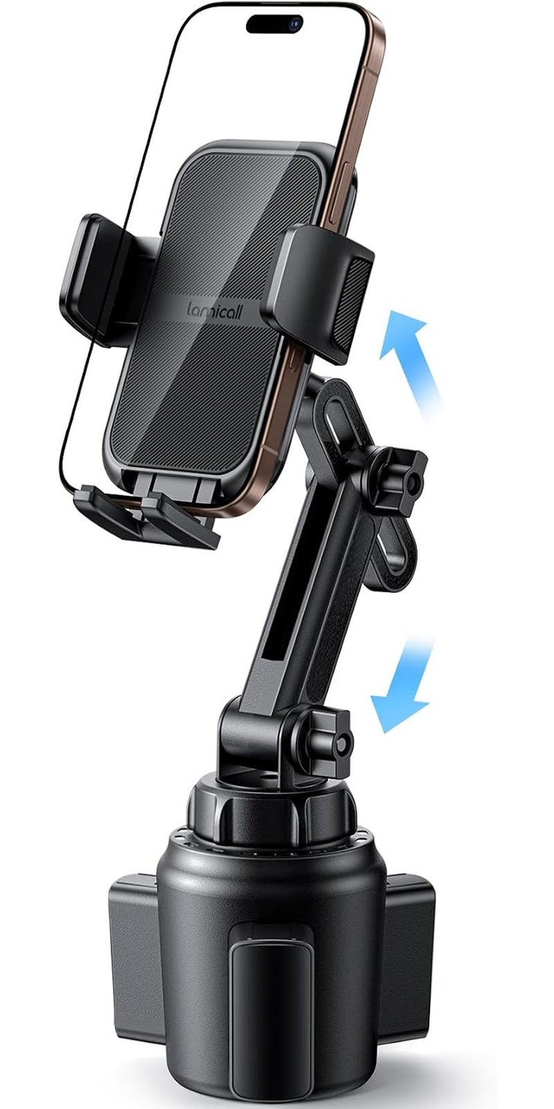 Lamicall Car Phone Holder with Longer Neck - Adjustable for Thick Cases, Fits All 4-7" Smartphones - Image 1