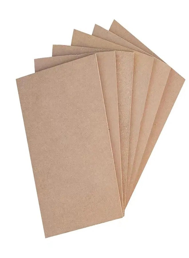 Curious Button مجموعة من 3 قطع من ألواح MDF الصنوبرية الفارغة مقاس 6 × 8 بوصة، بأزرار غريبة، 6 مم، مناسبة للأعمال الفنية والحرفية، ألواح MDF سميكة صلبة (6 × 8 × 6 مم) للأعمال الحرفية | ألواح MDF غير مكتملة - Image 1