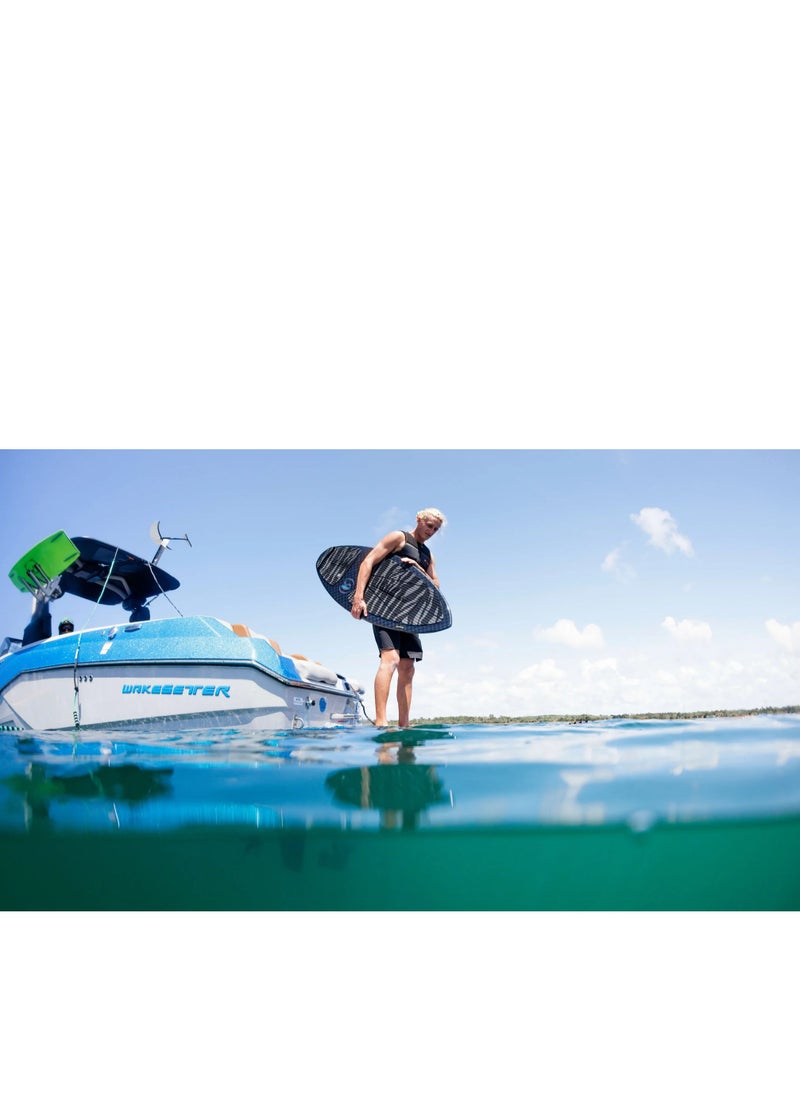 RONIX RONIX WAKESURF - HIGH VOLTAGE CORE - BEAUX SKIMMER (2024) - Tri-Color Tiger Stripes  - Image 5