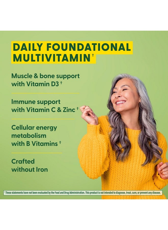 MegaFood ميغا فود أون ديلي فيتامين متعدد الحديد خالي - فيتامين متعدد للنساء والرجال - مع طعام حقيقي - مكمل دعم المناعة - صحة العظام - استقلاب الطاقة - نباتي؛ غير معدل وراثيًا؛ بدون حديد - 60 قرص - Image 4