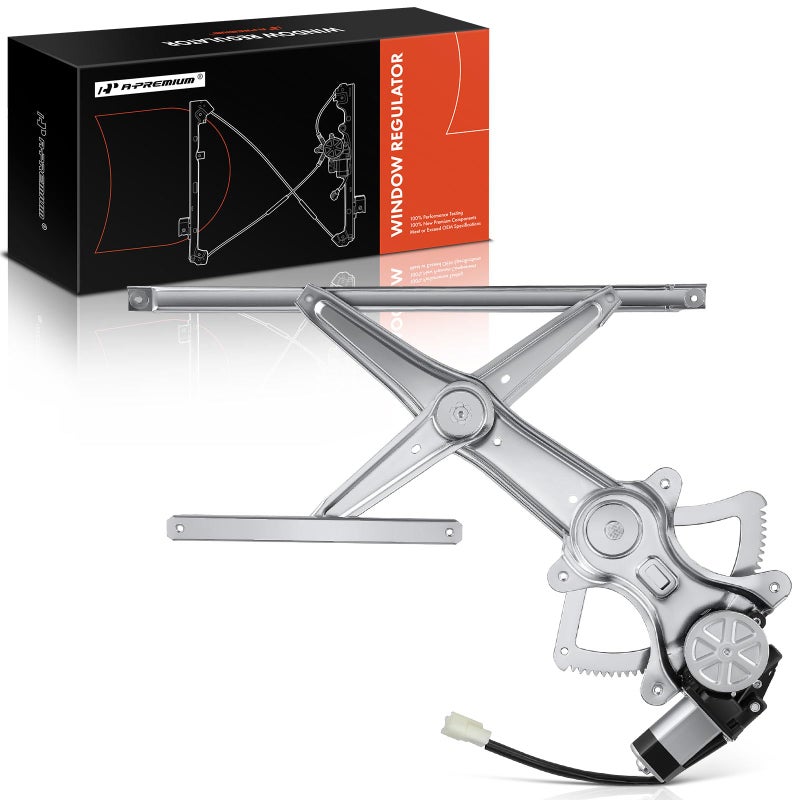 A-Premium APremium Power Window Regulator with Motor Compatible with Toyota Corolla 20032008 Sedan Front Right Passenger Side