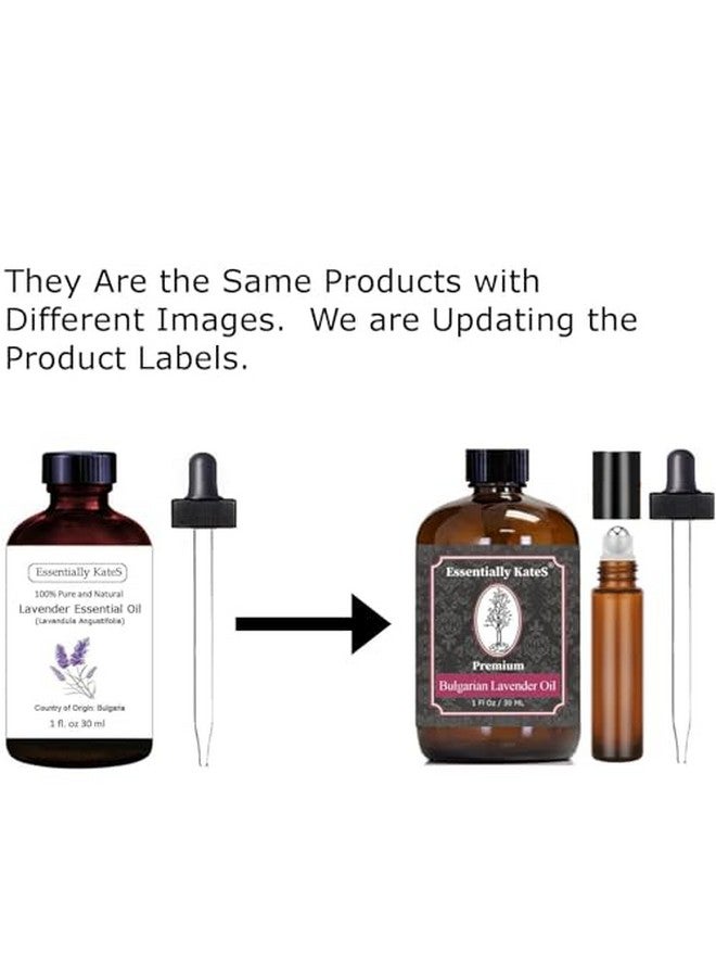 Essentially KateS Lavender Oil 4 Fl Oz 100% Pure And Natural Therapeutic Grade With Glass Dropper And Rollon Bottle - Image 2