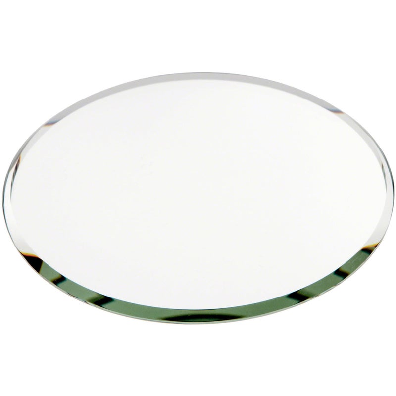 Plymor 4 Round 3mm Thick Beveled Glass Mirror Circle Pack of 3