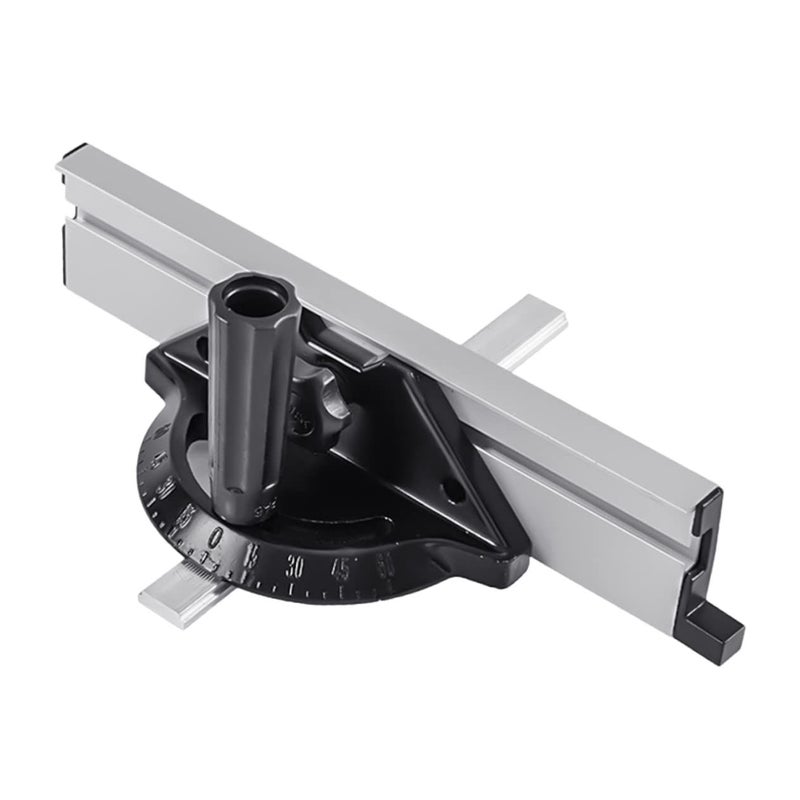 Precision Miter Gauge Fence Adjustable Wood Cutting Tool Angle Protractor For Table Saw DIY - Image 2