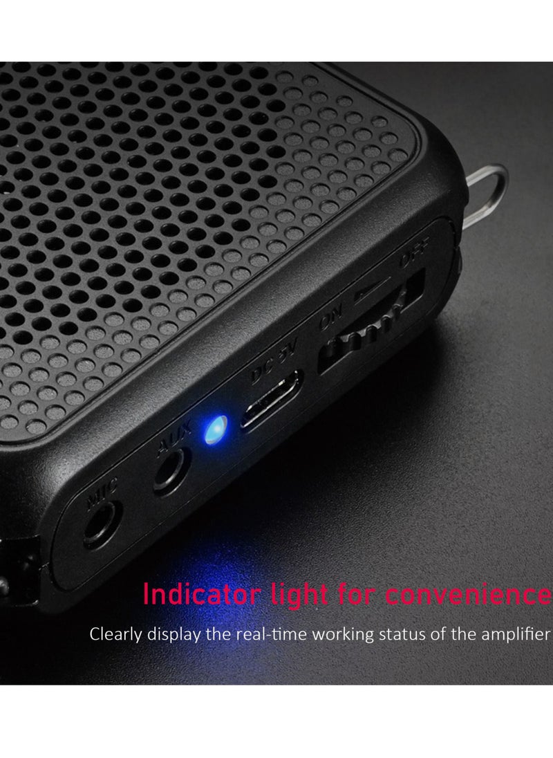 TAKSTAR - E126A Sound Amplifier Portable Rechargeable Mini Voice Amplifier with Wired Headmount Microphone & Waistband for for Teaching Singing Training Presentation - Image 1