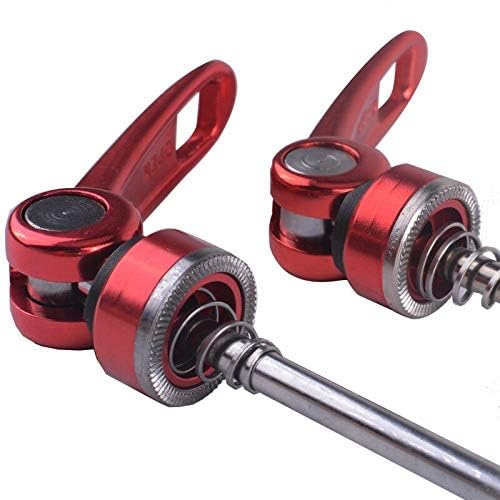 Zsling 1 Pair Bicycle Skewers Ultralight Quick Release Skewers Front Rear Set 110/135 Mm For Mtb Road Bike Black - Image 3