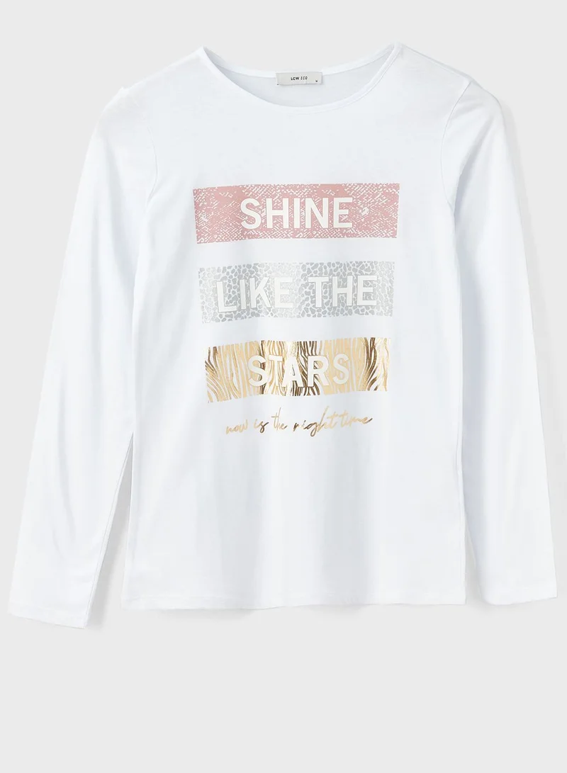 LC WAIKIKI Crew Neck Graphic T-Shirt