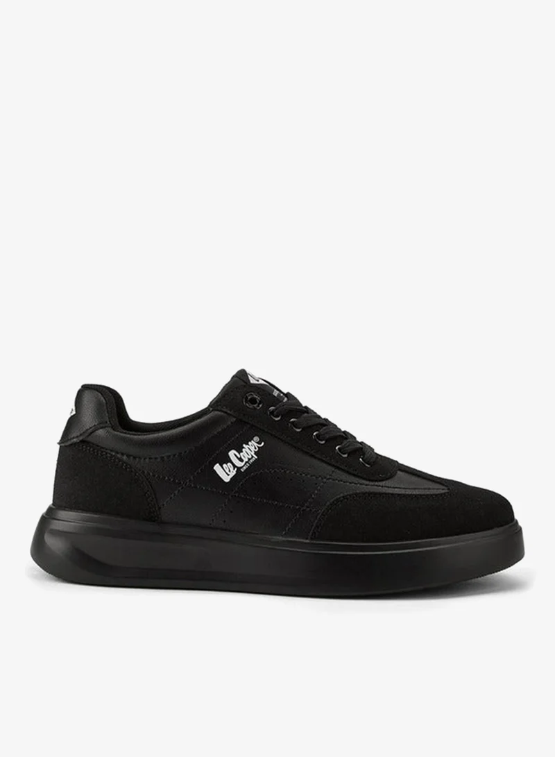 Men's Panelled Lace-Up Sneakers