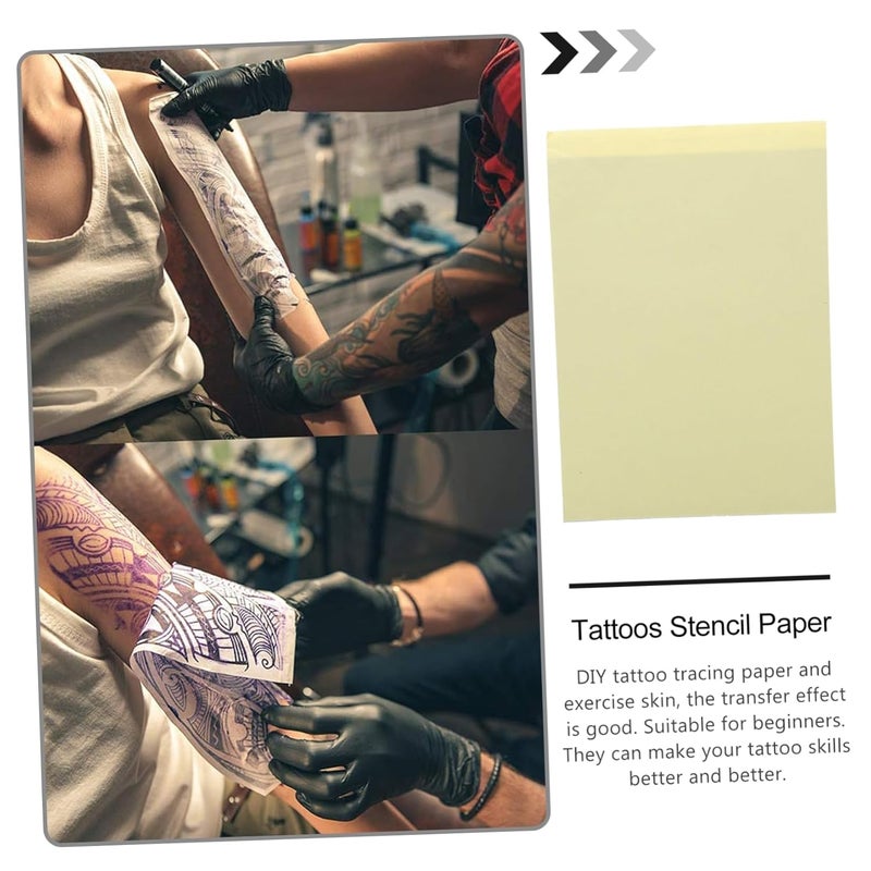 Baluue Tattoos Accessory 28 Sheets Transfer Paper for Tattoos Trace and Transfer Images No Odor Safe and Practical - Image 3