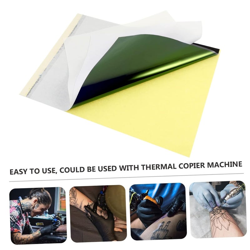 Baluue Tattoos Accessory 28 Sheets Transfer Paper for Tattoos Trace and Transfer Images No Odor Safe and Practical - Image 5