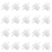 Gistilli 20 PCS Car Lower Outer Door Weatherstrip Clip White Skirt Panel Fixing Trim Clips for Honda CRV Model Door Window Molding Clip Fastener Replacement 75315S9A004 Car Accessories - Image 2