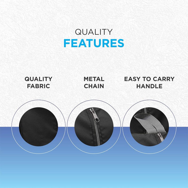 Lify Travel Shoe Bags with View Water-Resistant Shoe Bags，Portable Nylon Travel Shoe Organiser Bags with Zipper for Women Men，6 Pack (Black & Grey) - Image 5