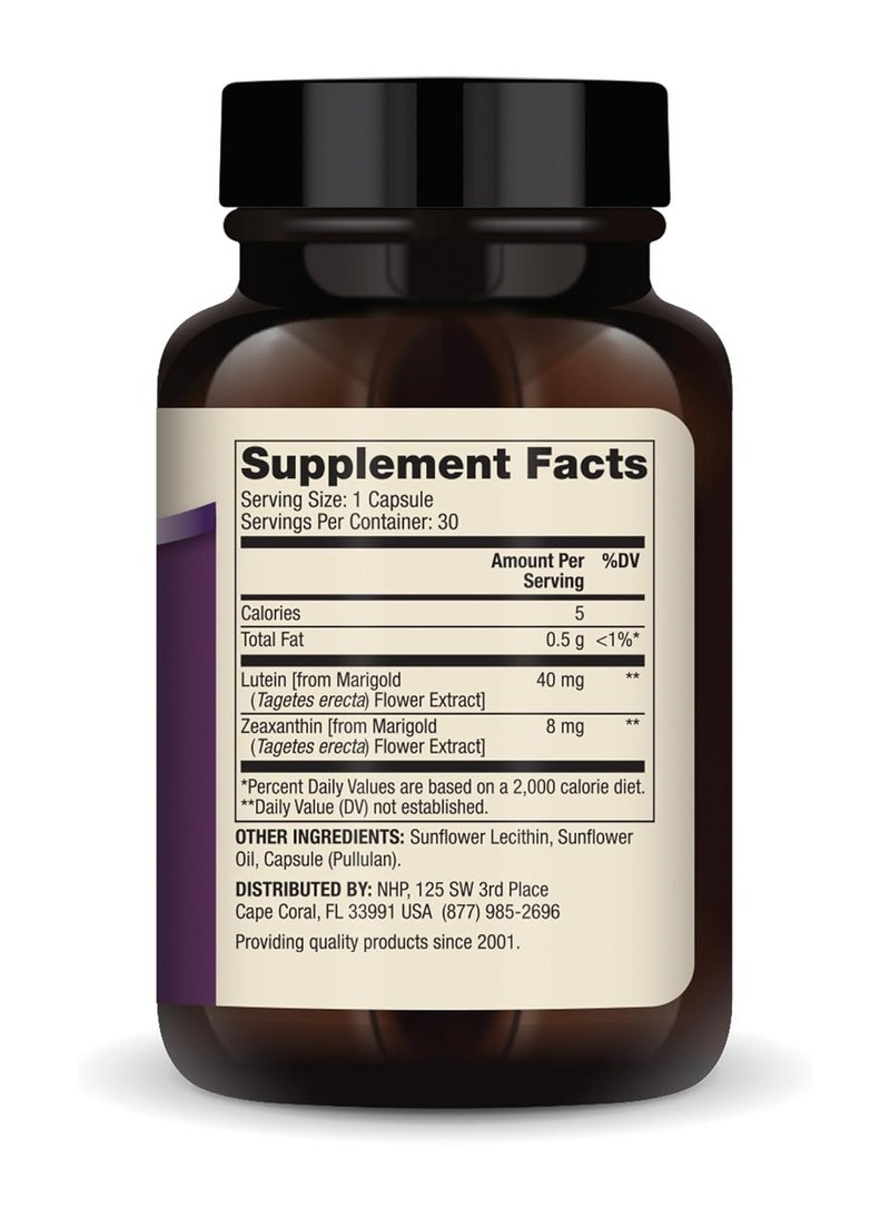 Dr. Mercola Lutein With Zeaxanthin 40 Mg Lutein Per Serving 30 Capsules Dietary Supplement  - Image 2