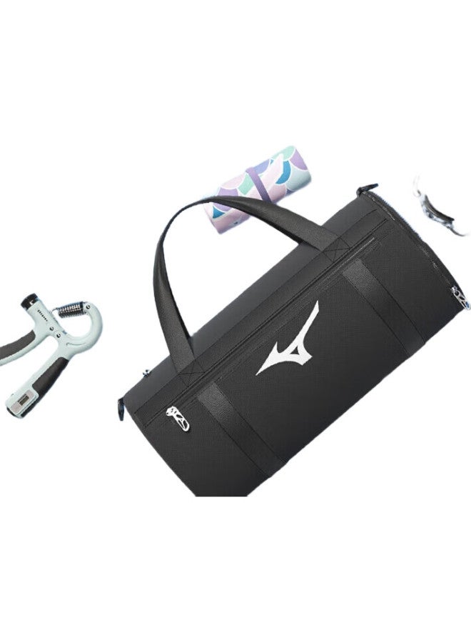 Mizuno Swimming Bag With Dry And Wet Separation, Unisex Sports Fitness Handheld Waterproof Large Capacity Storage Bag, Swimming Equipment 3004 Black - Image 3