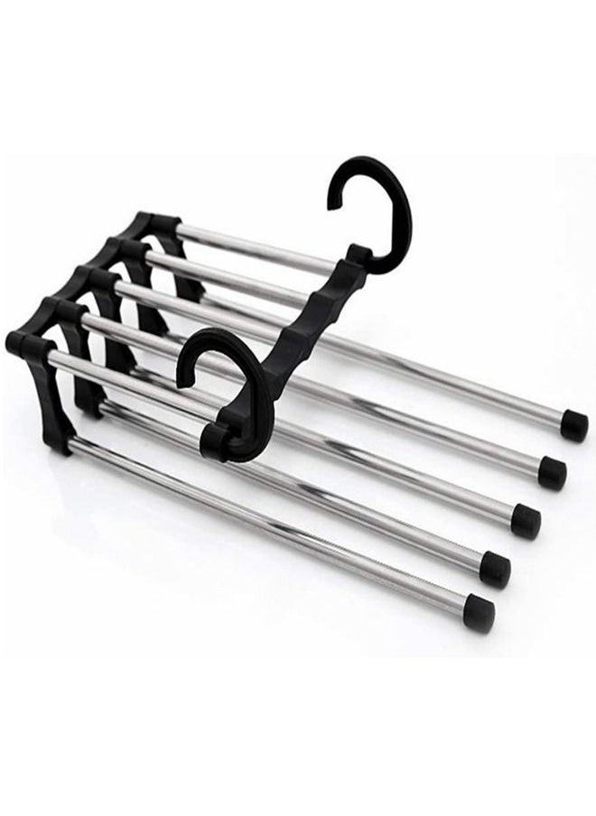Cool Baby - 5 In 1 stainless steel multiLayer ,multifunction magic pants rack trouser hanger. - Image 1