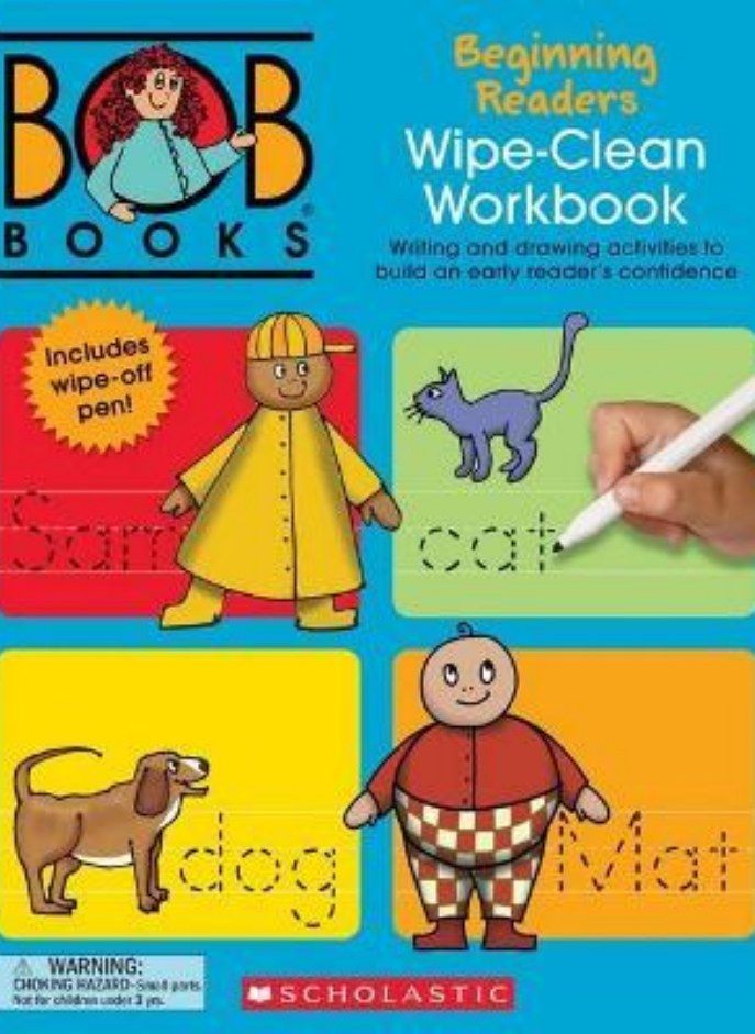BOB BKS WIPE CLEAN WORKBK BEGINNING READ 