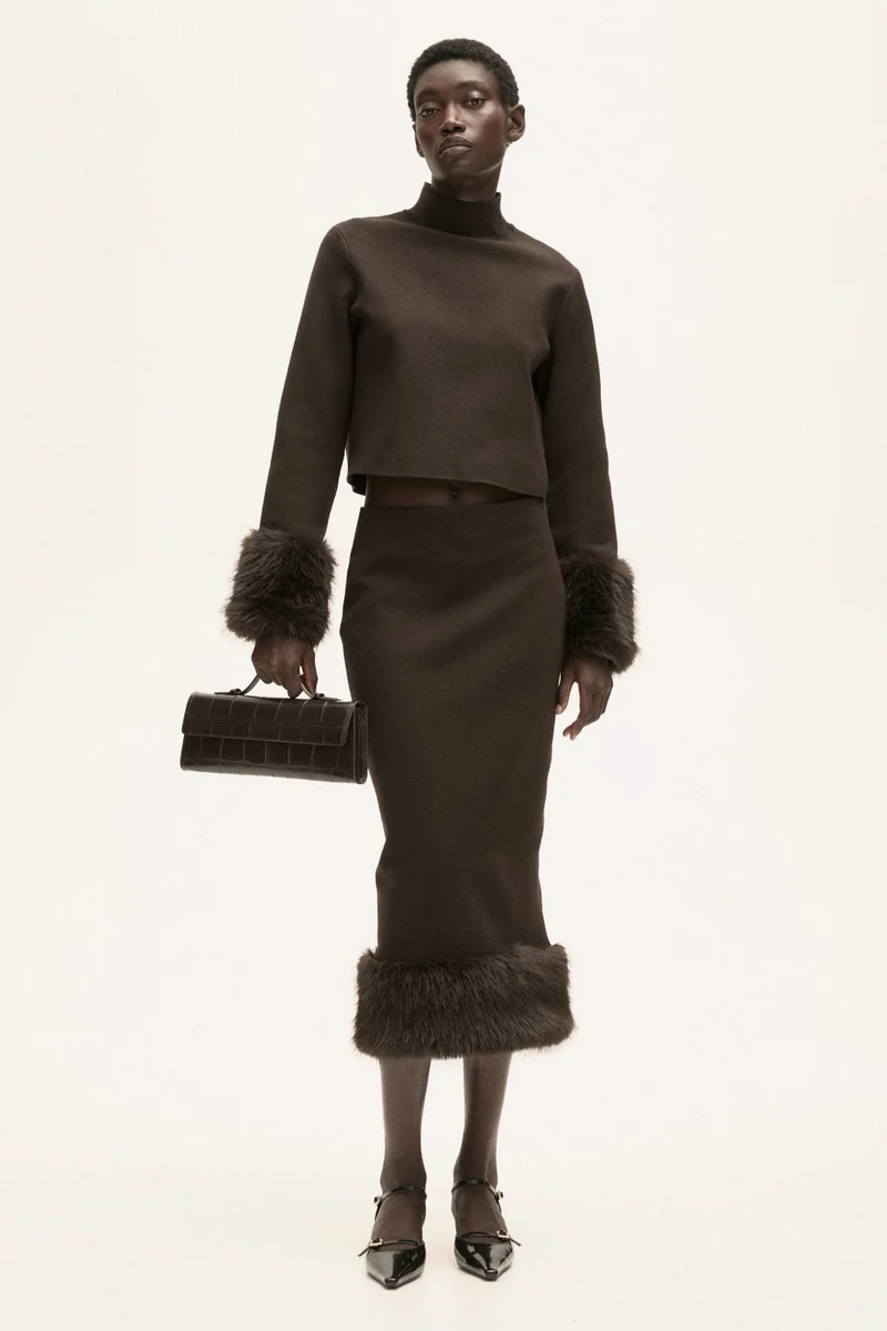 H&M Fine-knit turtleneck top