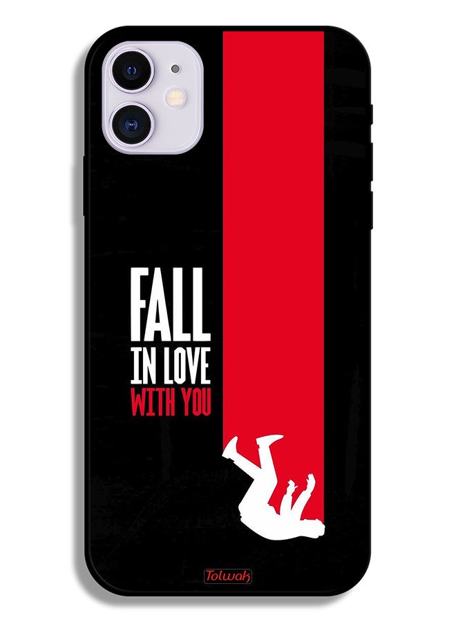 Tolwak Apple iPhone 12 mini Protective Case Fall In Love With You - Image 2