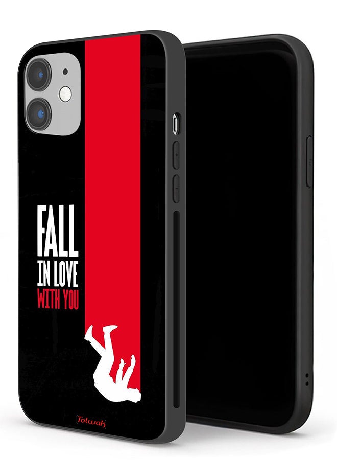 Tolwak Apple iPhone 12 mini Protective Case Fall In Love With You - Image 1