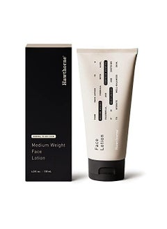 Hawthorne Hawthorne Mens Medium Weight Face Lotion with Aloe and Tiger Grass  Face Cream Moisturizer for Normal to Dry Skin  4 FL OZ Medium Aloe Vera Medium Aloe Vera 
