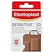 Elastoplast Sensitive Hypoallergenic Plasters Medium 20 Pieces Plasters for Painless Removal Soft and Breathable Fabric Plasters Medium Skin Tone Sensitive Plasters - Image 1