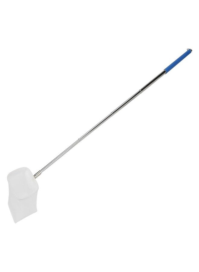 Chiffonade Stainless Steel Adjustable Aquarium Fish Shrimp Net with Wall Hook Expandable Fishing Net for Tank Cleaning and Hexapod Catching(Blue Square net) - Image 3
