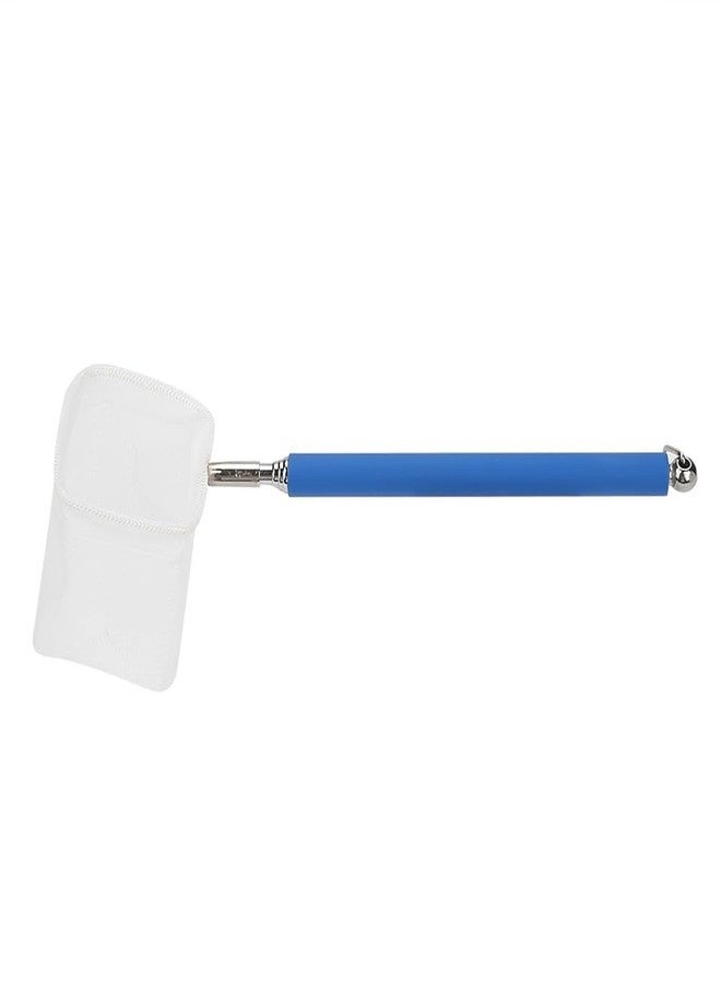 Chiffonade Stainless Steel Adjustable Aquarium Fish Shrimp Net with Wall Hook Expandable Fishing Net for Tank Cleaning and Hexapod Catching(Blue Square net) - Image 4