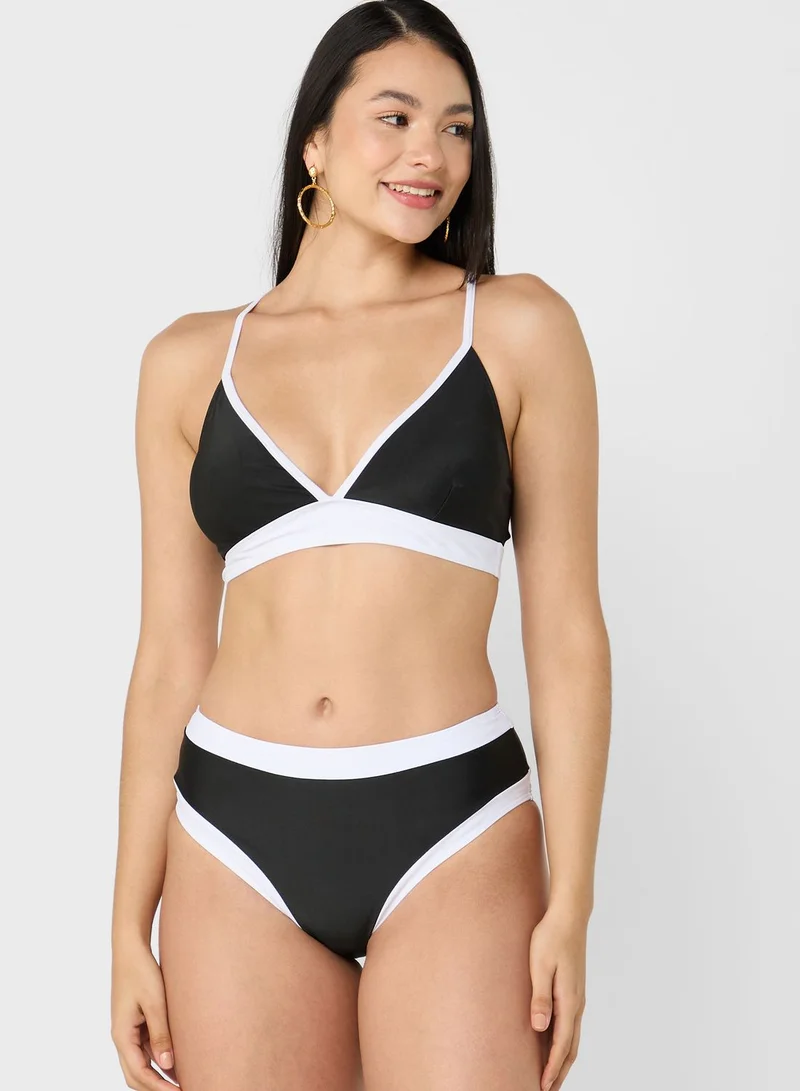 ELLA Contrast Detail Bikini Set