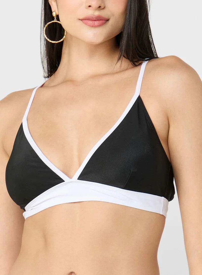ELLA Contrast Detail Bikini Set