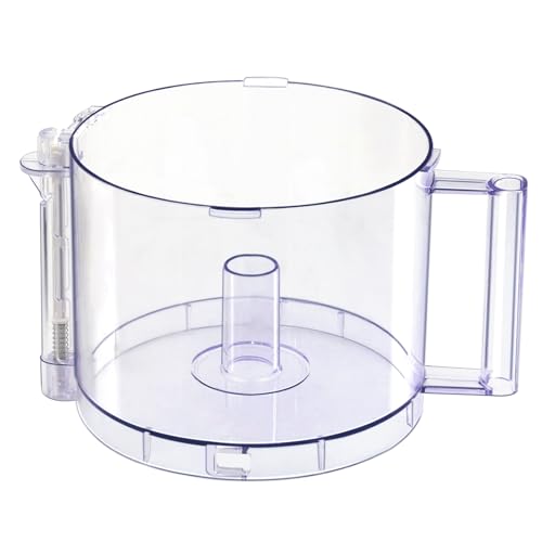 folosem DLC005AGTXT1 Replacement 14Cup Food Processor Work Bowl with Gray Handle Compatible With Cuisinart DFP14 for Cover DFP14NWBCT1 NOTE 4 Tabs on Top Rim of Workbowl - Image 1