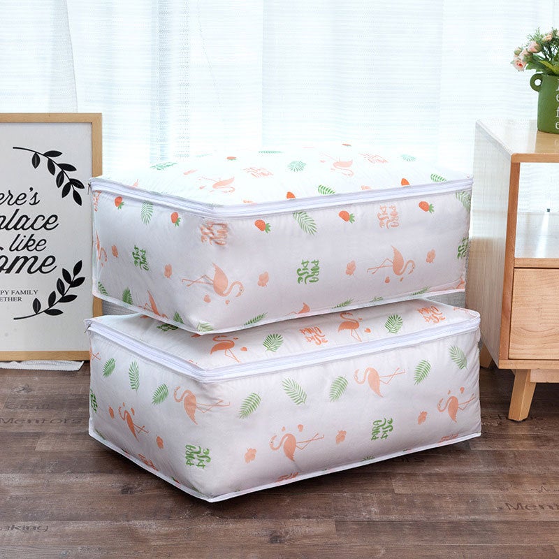 Large Capacity Printed Clothing Organizer Flamingo 