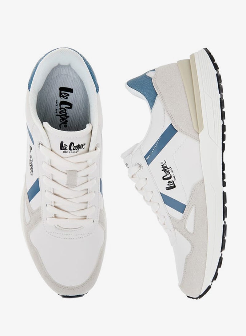 لي كوبر سنيكرز رجالي بتفاصيل شعار وإغلاق برباط - Image 3
