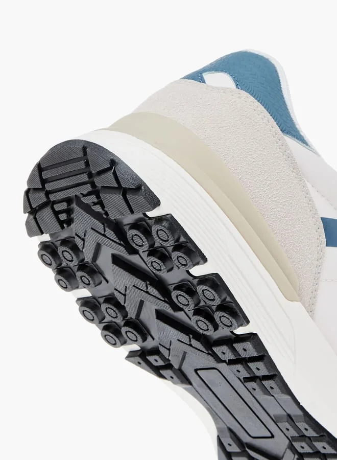 Lee Cooper Men's Logo Detail Sneakers with Lace-Up Closure