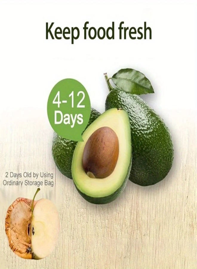 ارواق 50 قطعة من أكياس التغليف المفرغ من الهواء عالية الجودة - 15 × 20 سم - أكياس شبكية مضغوطة متينة لحفظ الطعام - لأجهزة التغليف المفرغ من الهواء - مثالية لتنظيم المنزل والمطبخ - Image 2