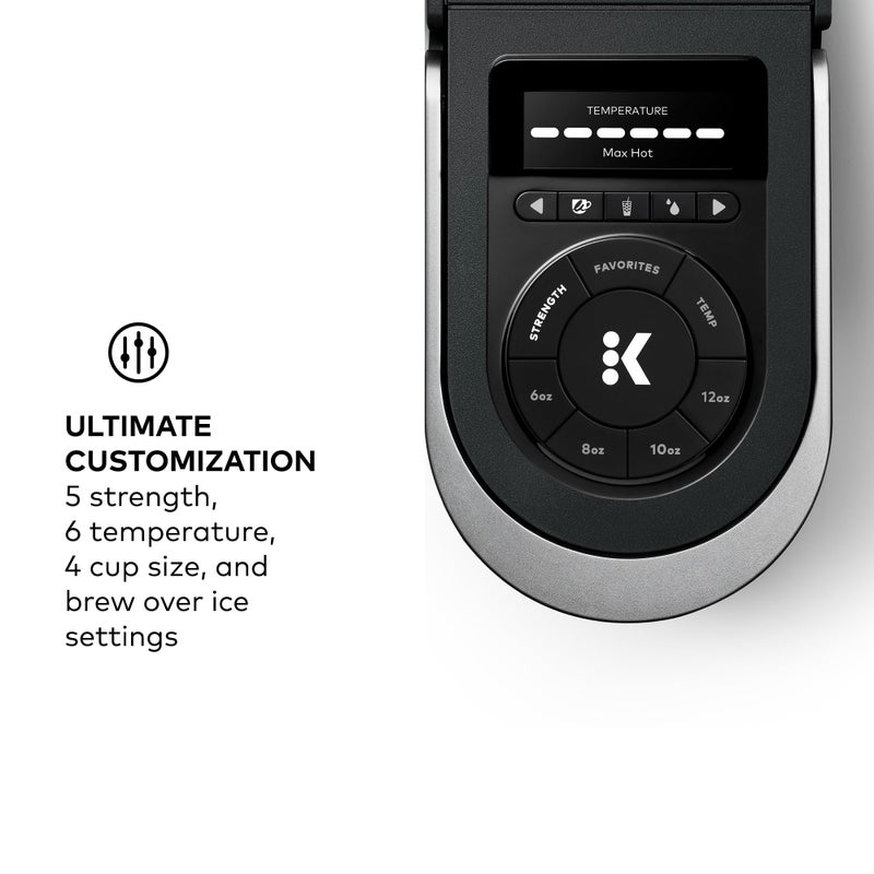 Keurig K-Supreme SMART Coffee Maker, MultiStream Technology, Brews 6-12oz Cup Sizes, Black - Image 3