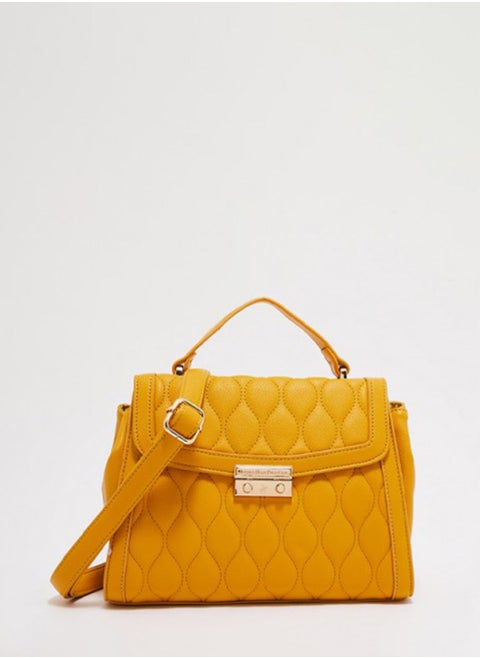 Quilted Top Handle Crossbody