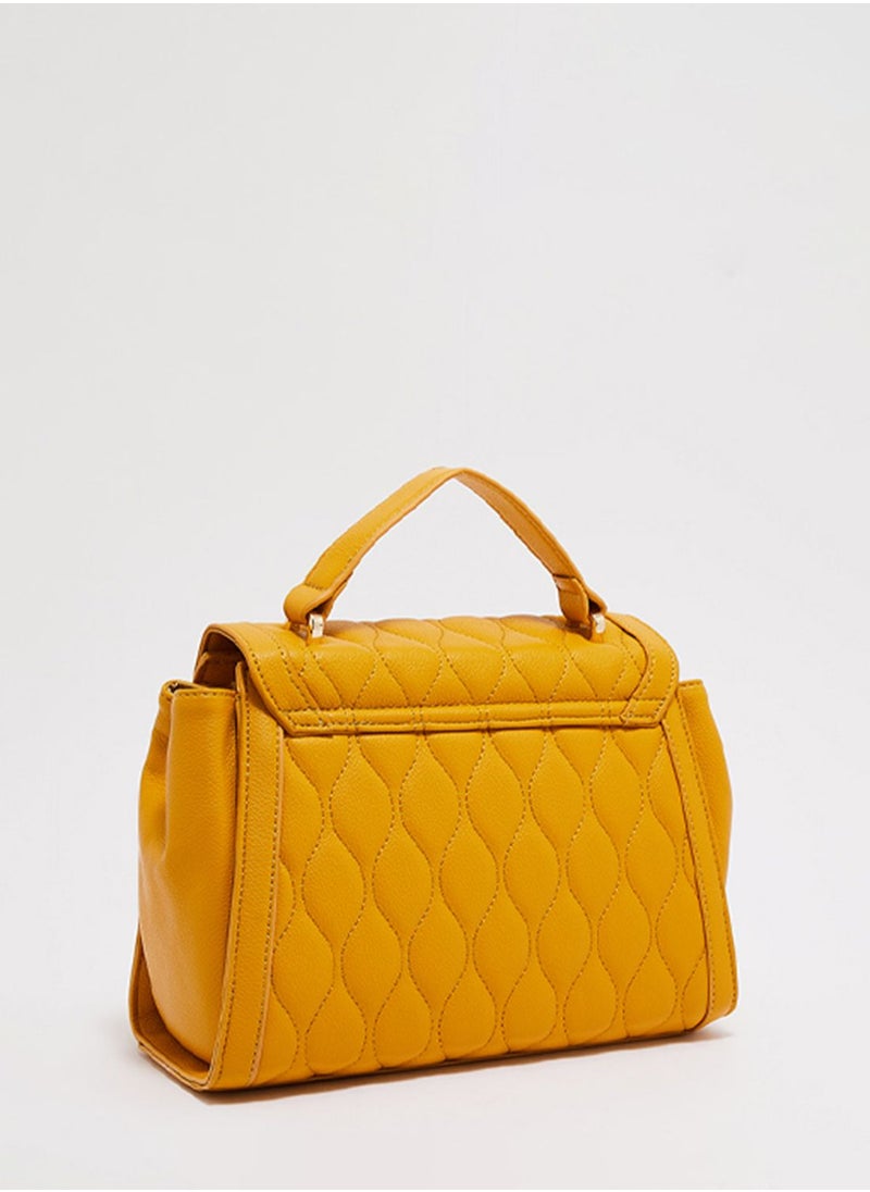 Quilted Top Handle Crossbody