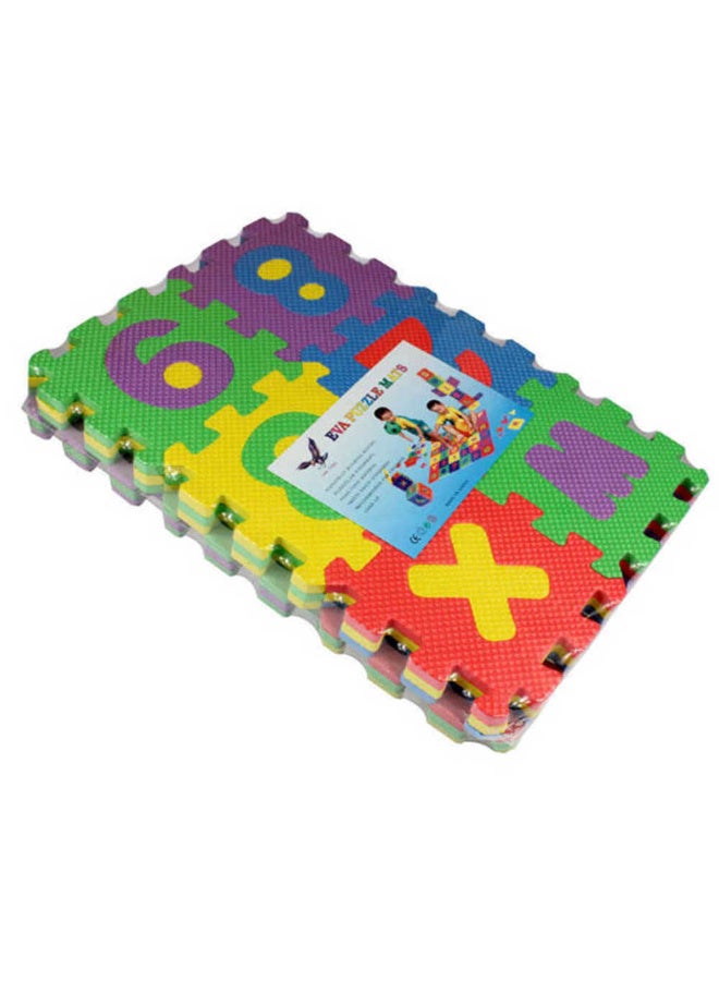 MiniMe Alphabet & Number Interlocking Foam Puzzle Play Mat | 12–18 Months | Multi-Color | EVA Foam | Includes 36 Interlocking Pieces & Cushioned Non-Slip Surface & Educational Alphabet - Image 1