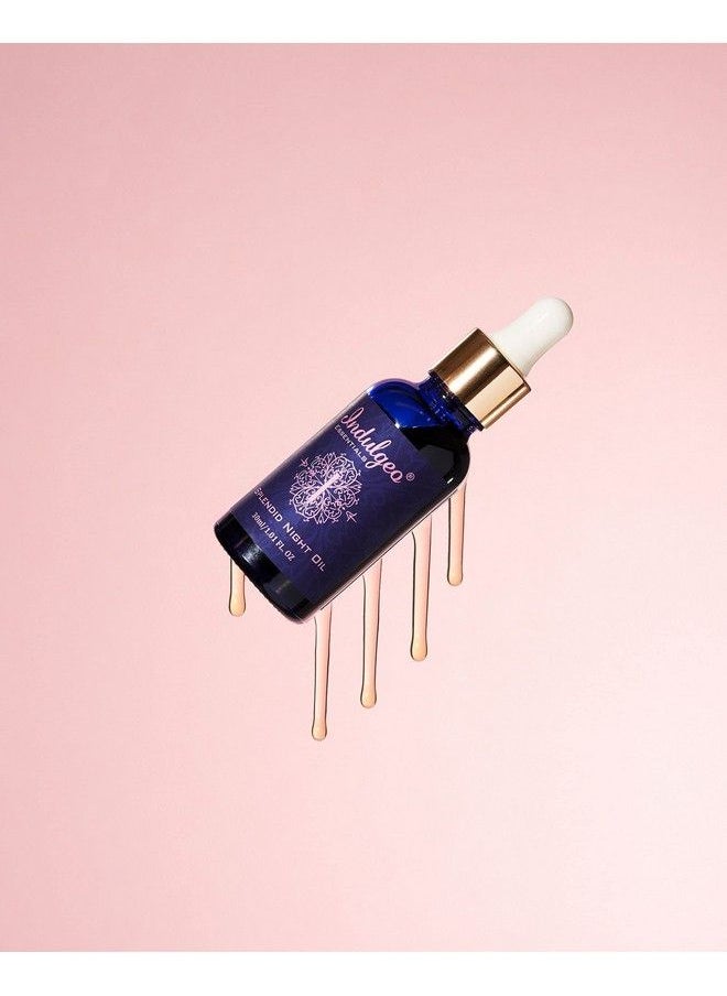 Indulgeo ESSENTIALS Splendid Night Oil For Face Anti Pigmentation Oil 30Ml Antiaging Night Beauty Skincare Brightening & Tan Removal For All Skin Types 100% Organic  - Image 5
