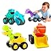 Snugzy Press to Go Car Toys for Toddler 134 PCS Push Go Dinosaur Racing Car SetInfant Playing Vehicle for 1218 Months Birthday Christmas Easter Gift for Boys Girls - Image 2