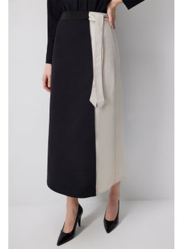 Touche Contrast Color Skirt  - Image 2
