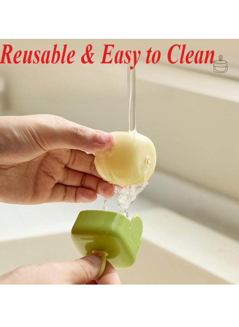 Mini Lint Roller, Washable Lint Roller Reusable Hair Remover Portable Pet Hair Remover for Clothes, Travel Home (Beige) - Image 5