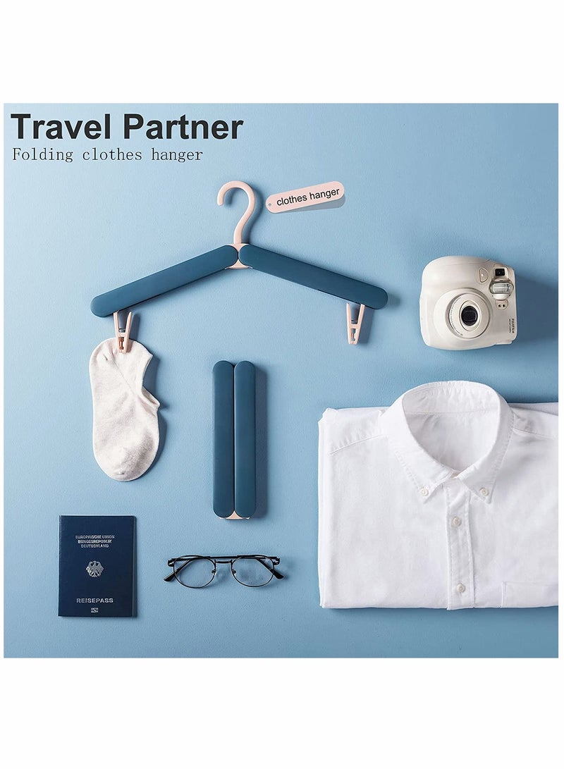 Hanger Set Includes 2 folding hangers each weighing 32 oz with a folded size of 73206 in making them compact and travelfriendly ideal for drying clothes and socks - Image 5