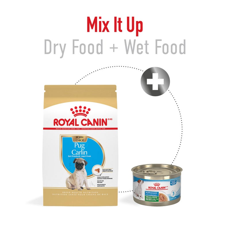 Royal Canin Breed Health Nutrition Pug Puppy Dry Dog Food, 2.5 lb Bag - Image 5