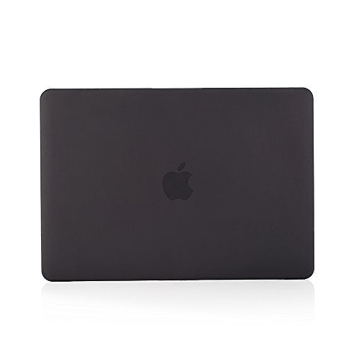 RUBAN Hard Shell Protective Case Compatible with MacBook 12 Inch A1534, Slim Snap On Cover (Black) - Image 3