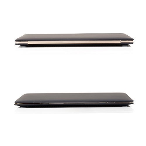 RUBAN Hard Shell Protective Case Compatible with MacBook 12 Inch A1534, Slim Snap On Cover (Black) - Image 4